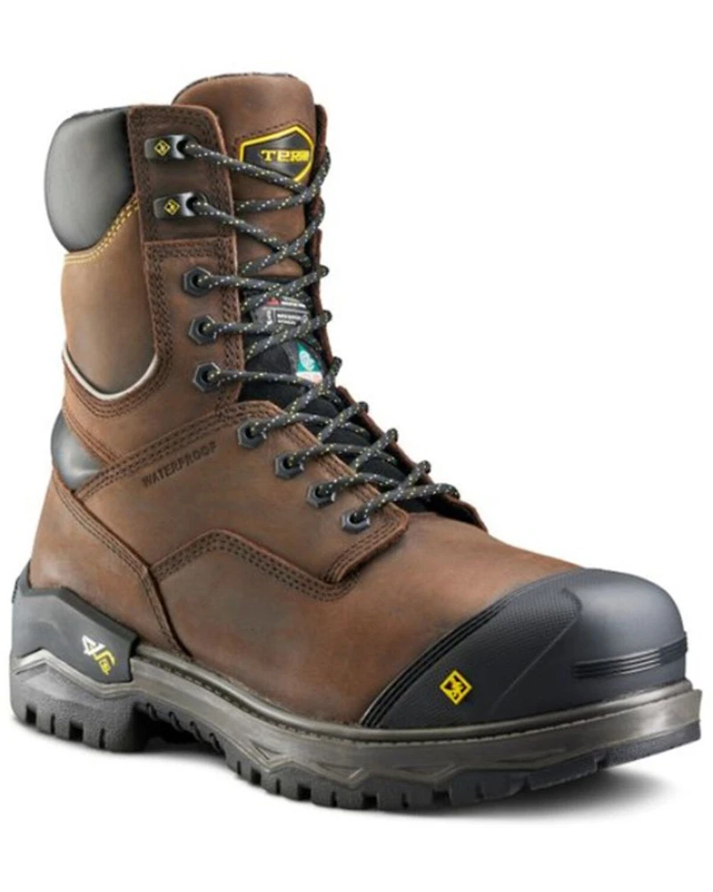 Kodiak Men's Gantry 8" Lace-Up Waterproof Work Boots - Composite Toe