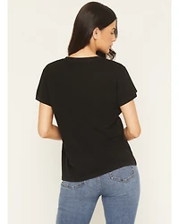 People of Leisure Women's Jelly Roll Beautifully Broken Short Sleeve Graphic Tee