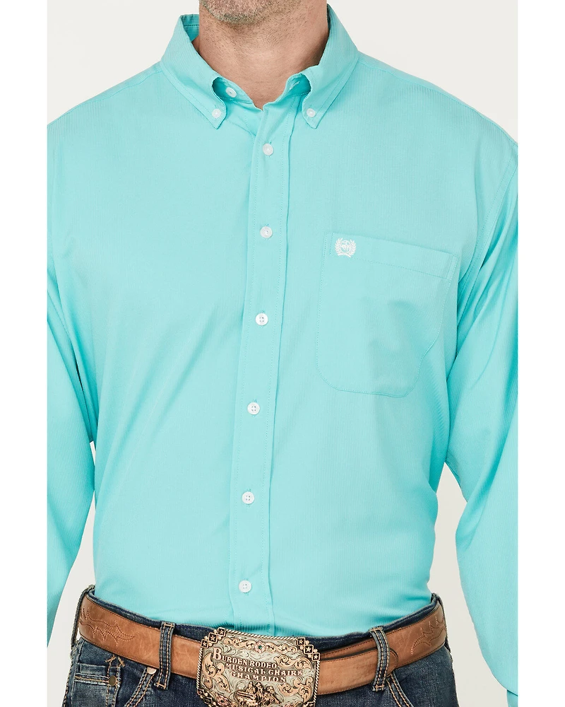 Cinch Men's ARENAFLEX® Solid Long Sleeve Button-Down Western Shirt