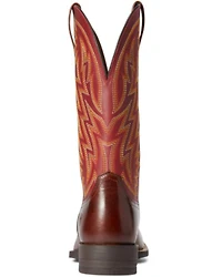 Ariat Men's Crest Macaw Red Dynamic Performance Western Boot - Broad Square Toe