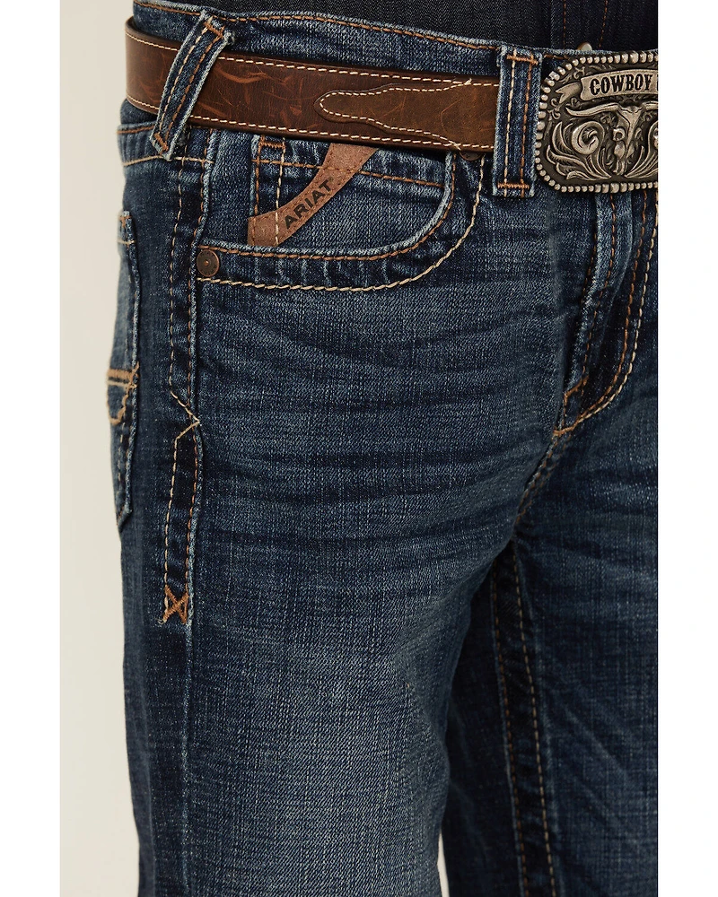 Ariat Boys' Relaxed Bootcut Denim Jeans