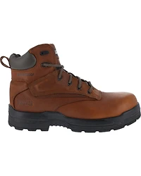 Rockport Men's More Energy Deer Tan 6" Lace-Up Work Boots - Composite Toe