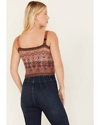 Cleo + Wolf Women's Cropped Sweater Cami