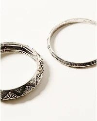 Shyanne Women's 4-Piece Dakota Silver & Mixed-Bead Bracelet Set