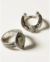 Shyanne Women's Soleil Squash Blossom Ring Set - 5 Piece