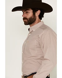 Ariat Men's Ike Geo Print Long Sleeve Button-Down Western Shirt