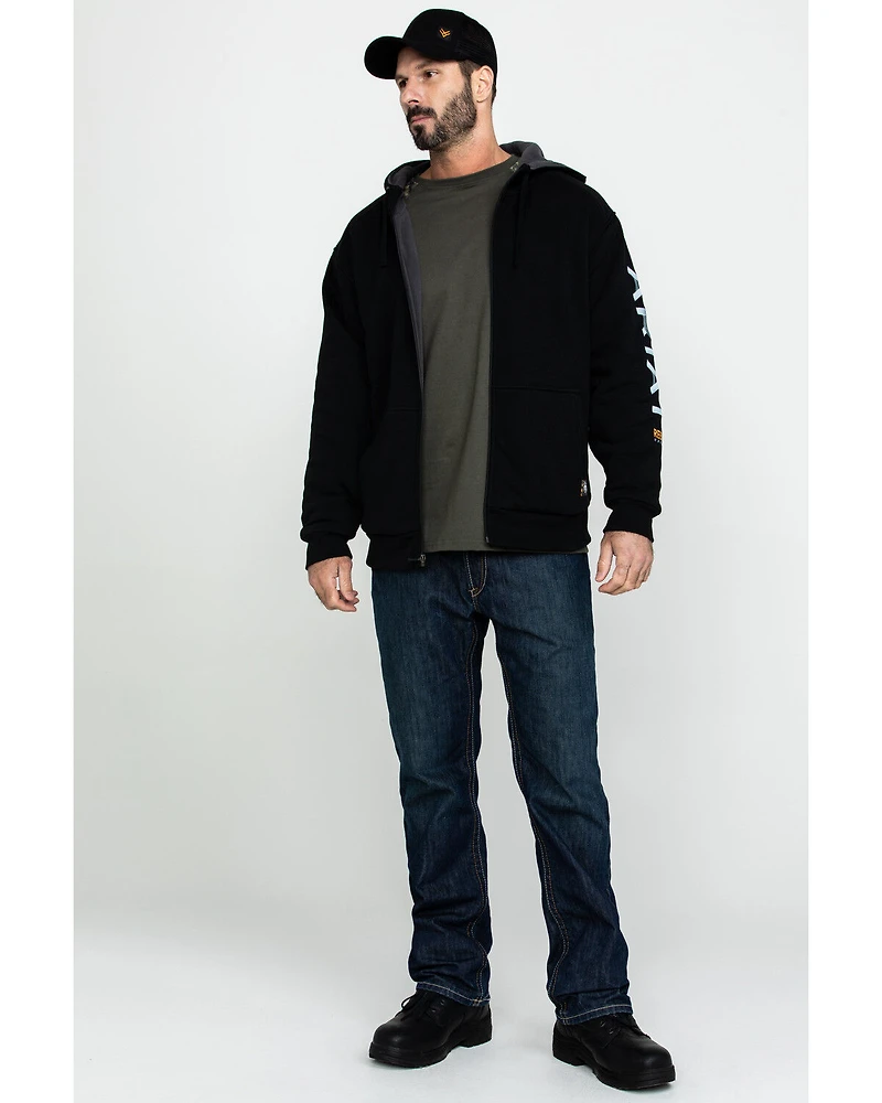Ariat Men's Rebar All-Weather Full Zip Work Jacket - Tall