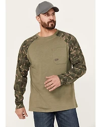 Ariat Men's Rebar Workman Baseball Long Sleeve Shirt