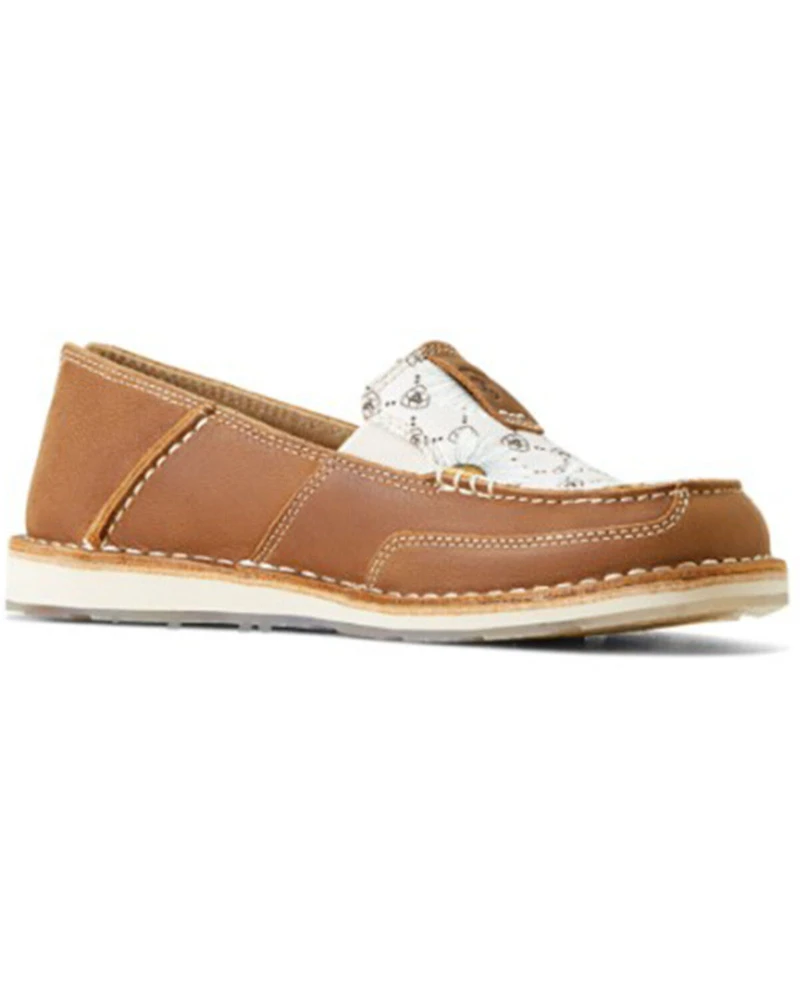 Ariat Women's Logo Print Cruiser Casual Shoes - Moc Toe