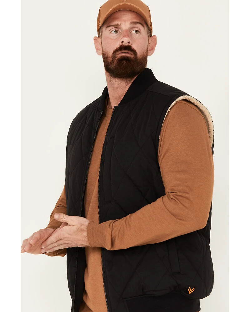 Hawx Men's Quilted Nylon Work Vest