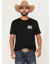 Ariat Men's Freedom Stripe Short Sleeve Graphic T-Shirt