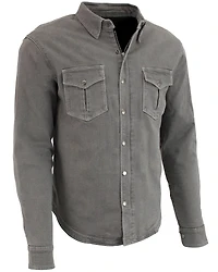 Milwaukee Performance Men's Aramid Reinforced Denim Biker Shirt - Big & Tall