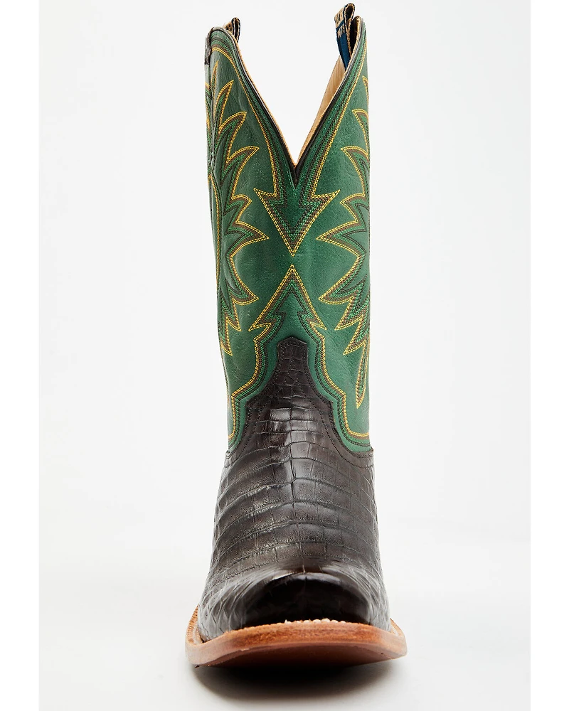 Hyer Men's Spearville Exotic Caiman Western Boots - Square Toe