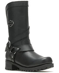 Harley Davidson Women's 9.5" Amber Motorcycle Boots - Round Toe