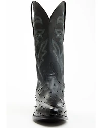 EL Dorado Men's Full Quill Ostrich Exotic Western Boots - Round Toe