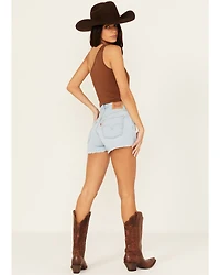 Levi's Women's Light Wash 501 Original Shorts