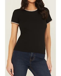 White Crow Women's Ribbed Whip Stitch Top