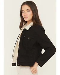 Levi's Women's Original Sherpa Lined Snap Trucker Denim Jacket