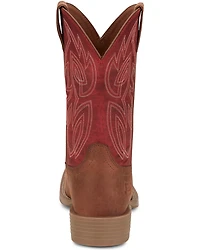 Justin Men's 11" Canter Western Boots - Broad Square Toe