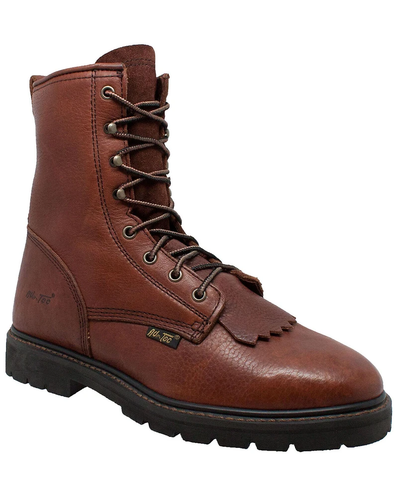 AdTec Men's 9" Kiltie Work Boots - Soft Toe