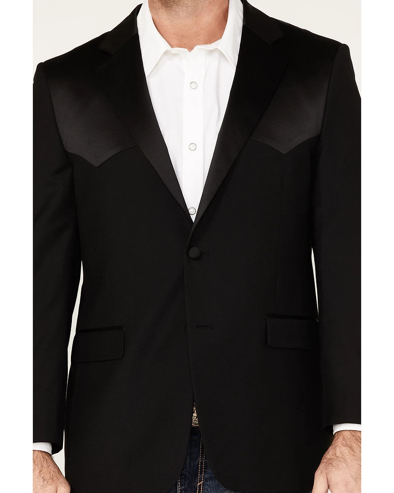 Cody James Men's Yellowstone Western Tux Paisley Lined Sportcoat