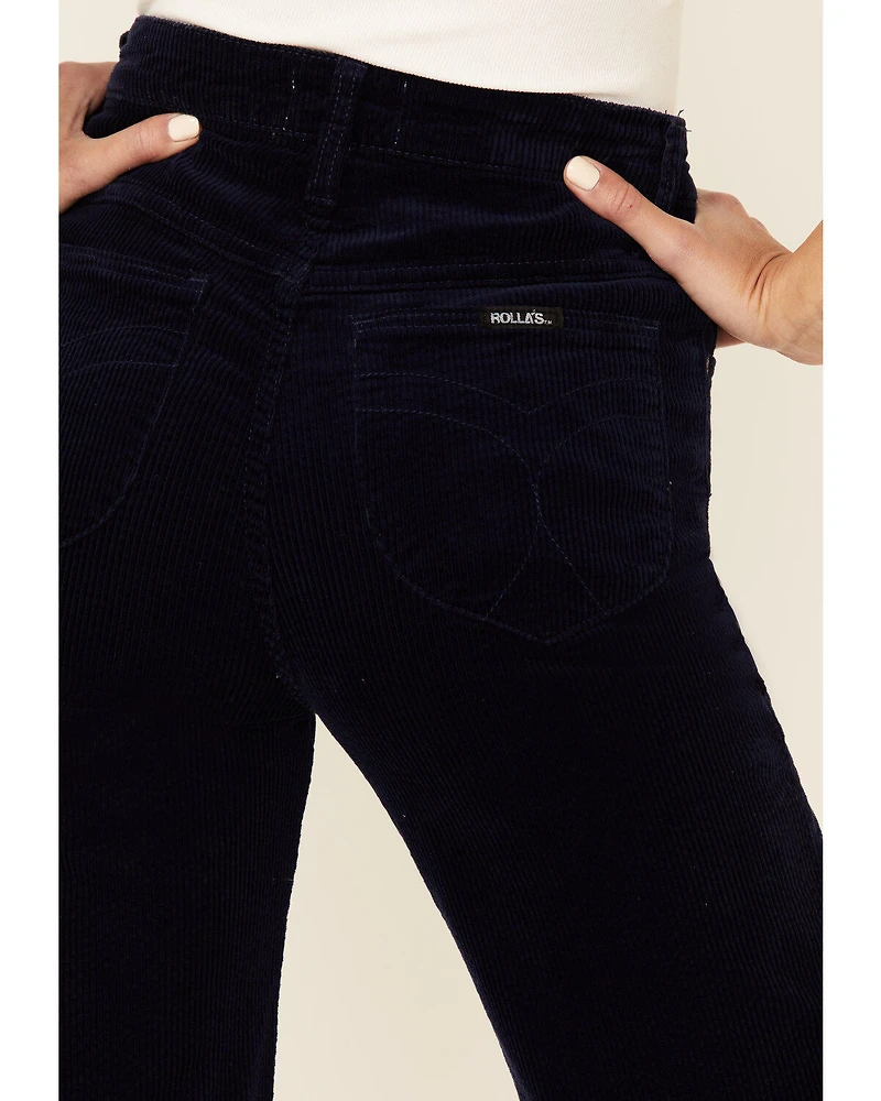 Rolla's Women's Eastcoast Corduroy Flare Leg Jeans