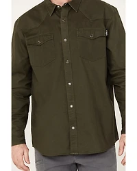 Hawx Men's Long Sleeve Snap Work Shirt