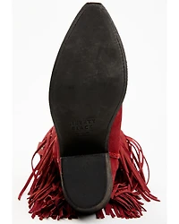 Liberty Black Women's Vegas Fringe Western Boots - Snip Toe