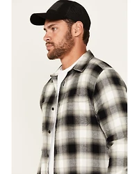 Brothers and Sons Men's Jay Plaid Print Long Sleeve Button-Down Western Shirt