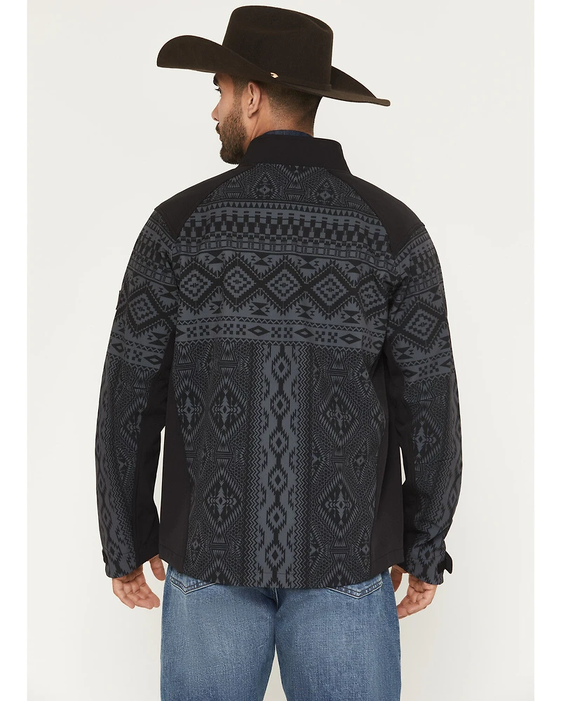 RANK 45® Men's Quintana Southwestern Print Softshell Jacket