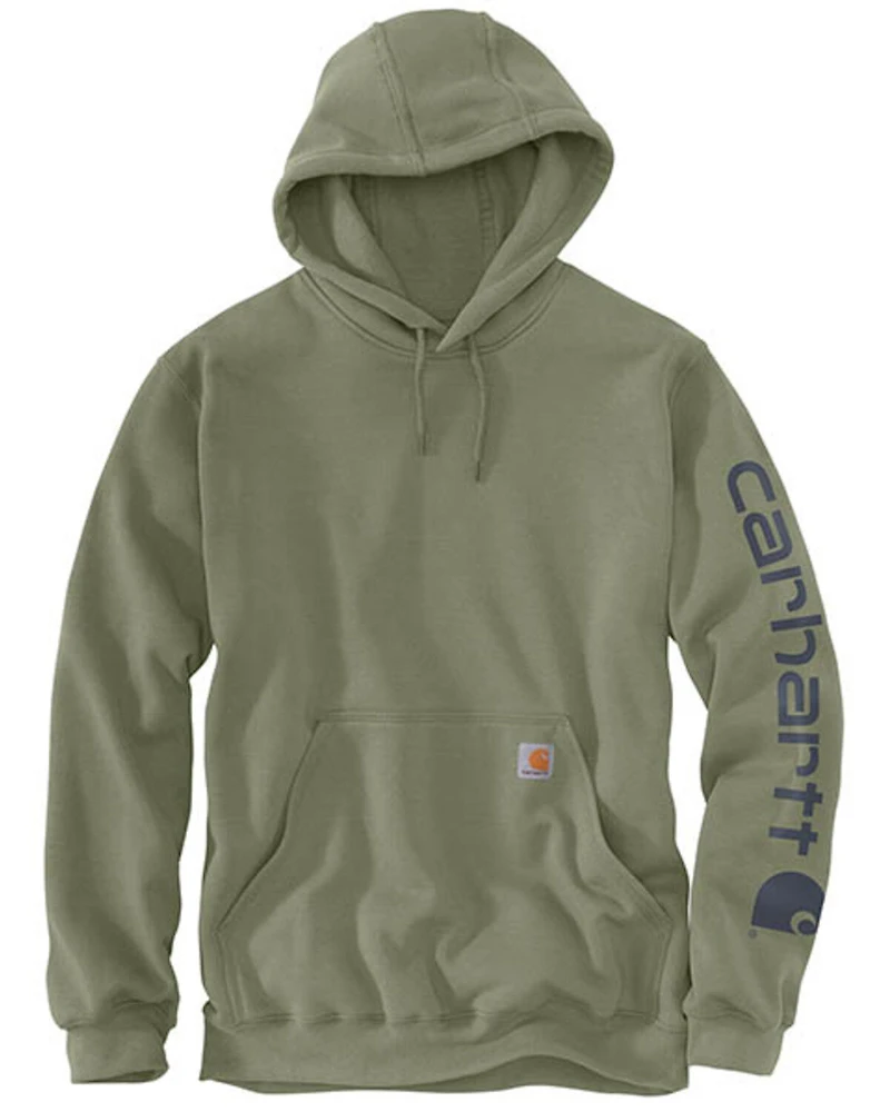 Carhart Men's Loose Fit Midweight Logo Hooded Sweatshirt