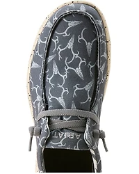 Ariat Men's Hilo Deerskull Print Casual Shoes - Moc Toe