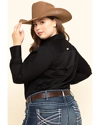 Ariat Women's Black Kirby Stretch Shirt - Plus
