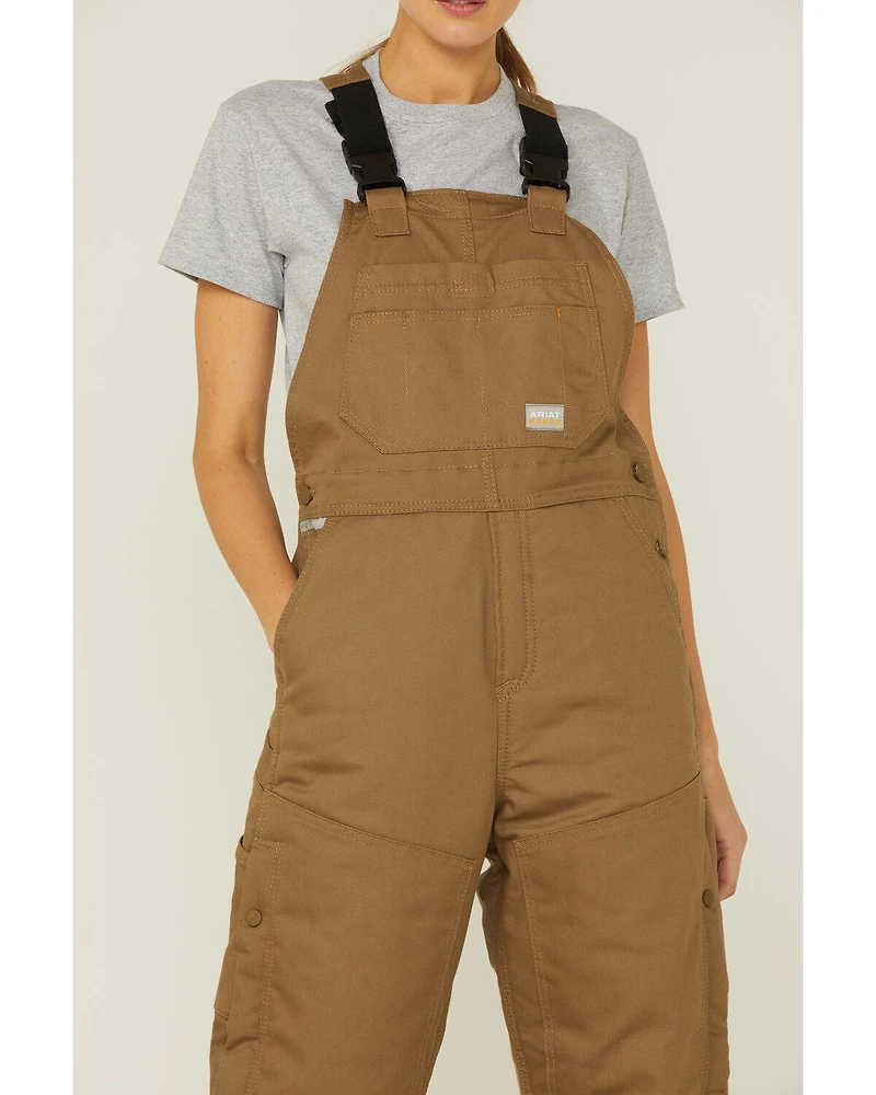 Ariat Women's Rebar DuraCanvas Stretch Insulated Bib Overalls