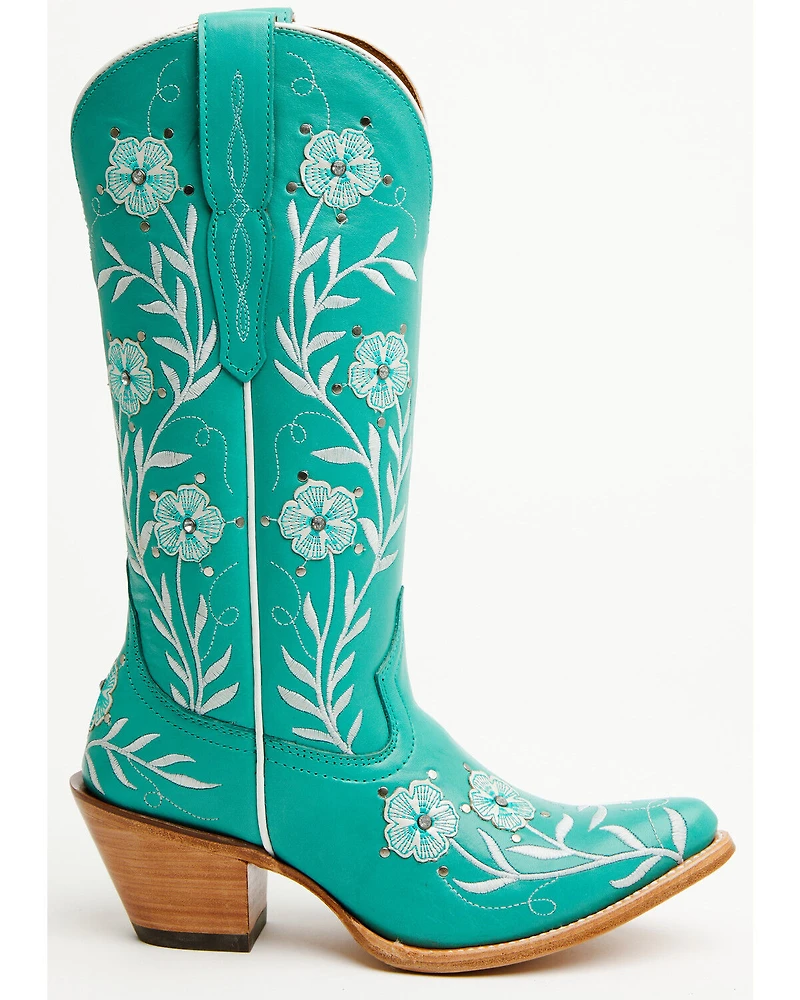 Ariat Women's Romance Floral Embroidered Tall Western Boots - Round Toe