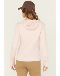 Carhartt Women's Force Sun Defender™ Relaxed Fit Lightweight Long Sleeve Hooded Graphic Work Shirt