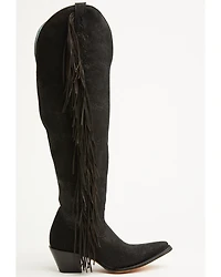 Corral Women's Fringe Tall Western Boots - Snip Toe