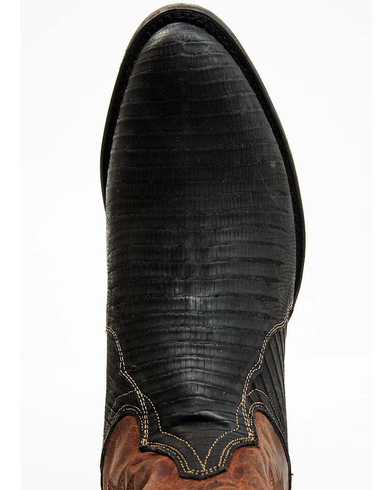 Dan Post Men's Winston Exotic Teju Lizard Western Boots - Round Toe