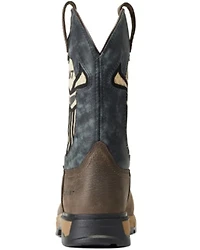 Ariat Men's Rebar Flex Western VentTek Incognito Composite Work Boots - Wide Square Toe