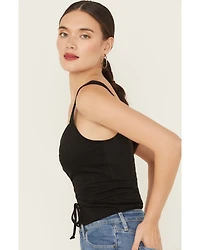 Idyllwind Women's Eastland Faux Suede Lace-Up Corset