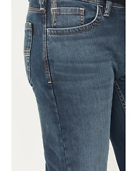 Cody James Men's FR Medium Wash Bozeman Bootcut Stretch Denim Work Jeans