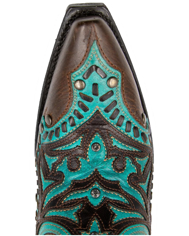 Black Star Women's San Angelo Western Boots - Snip Toe