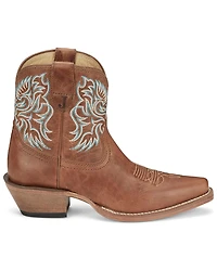 Justin Women's Isabella Barnwood Western Booties - Snip Toe