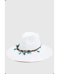 Nikki Beach Women's Dara Straw Western Fashion Hat