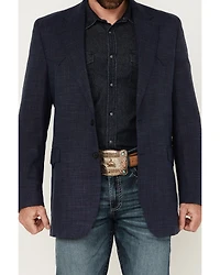 Circle S Men's Plaid Print Western Sportcoat
