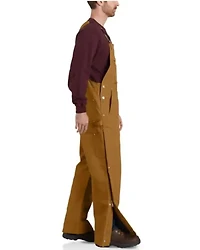 Carhartt Men's Firm Duck Insulated Bib Work Overalls - Tall