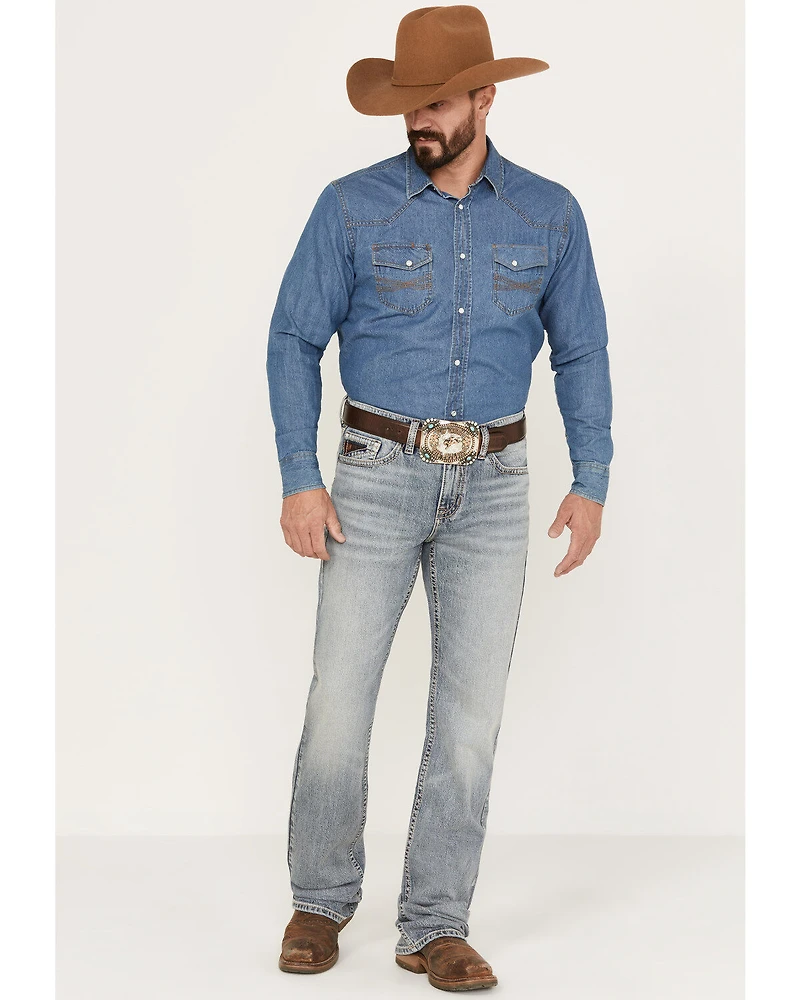 RANK 45® Men's Wild Horse Stackable Straight Stretch Denim Jeans