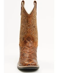 Cody James Boys' Duke Embossed Western Boots - Broad Square Toe