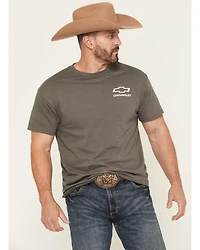 Buckwear Men's Chevy Camo Logo Print Short Sleeve Graphic T-Shirt
