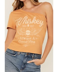 Youth Revolt Women's Whiskery One Shoulder Tee